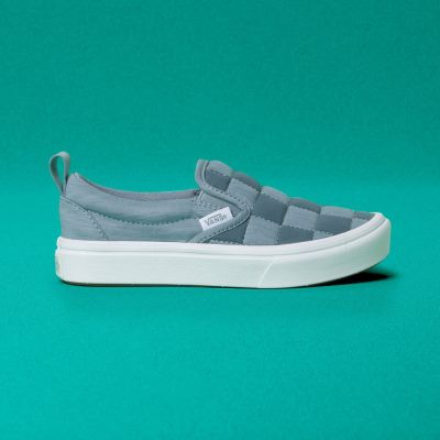 Vans Autism Awareness ComfyCush Slip-On PT - Çocuk Slip-On Ayakkabı (Gri)